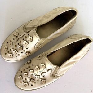 Coach, Chrissy Floral Slip on Sneakers White, Women 9 Fairycore Festival Casual